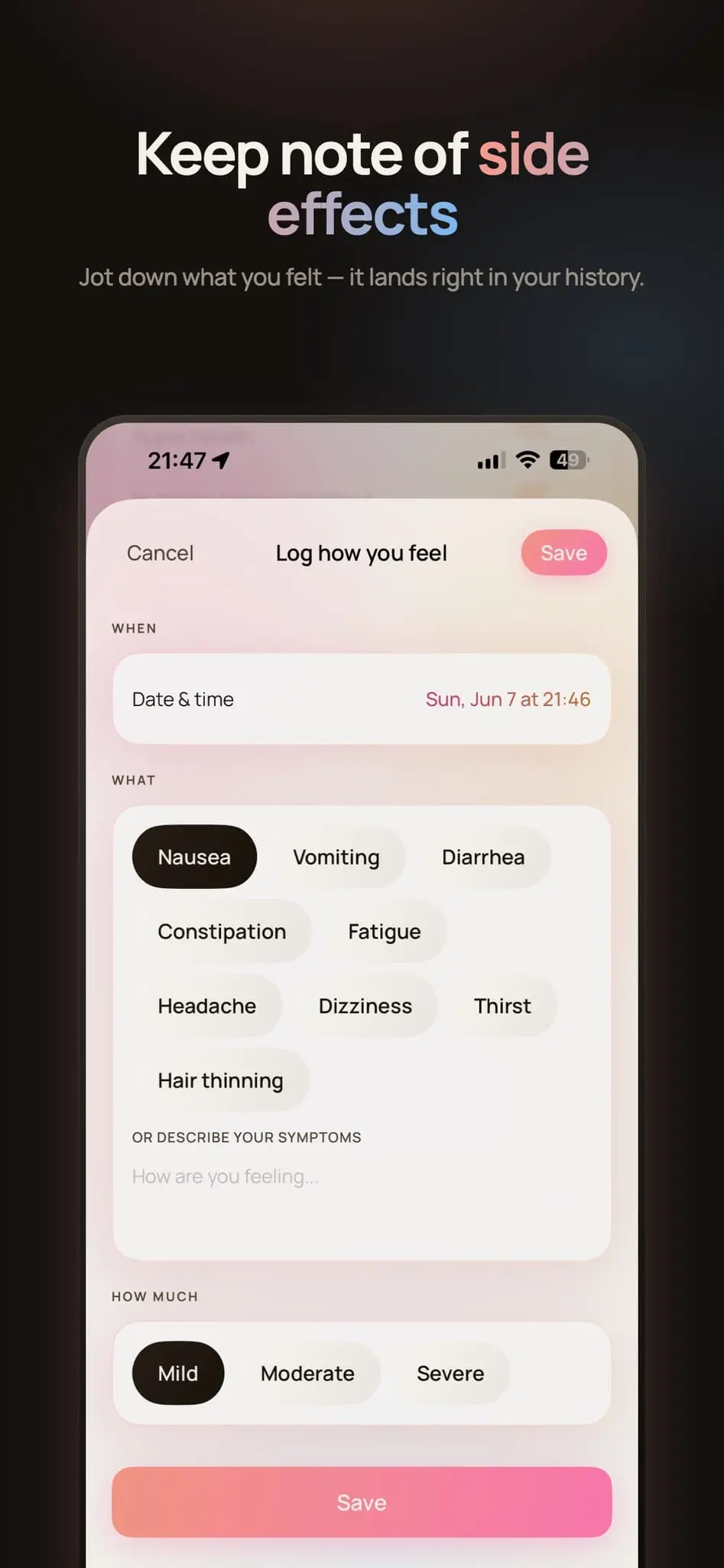 Screenshot 3 of Jabalog