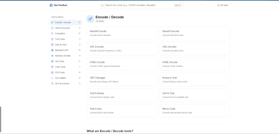 Screenshot 3 of DevToolbox