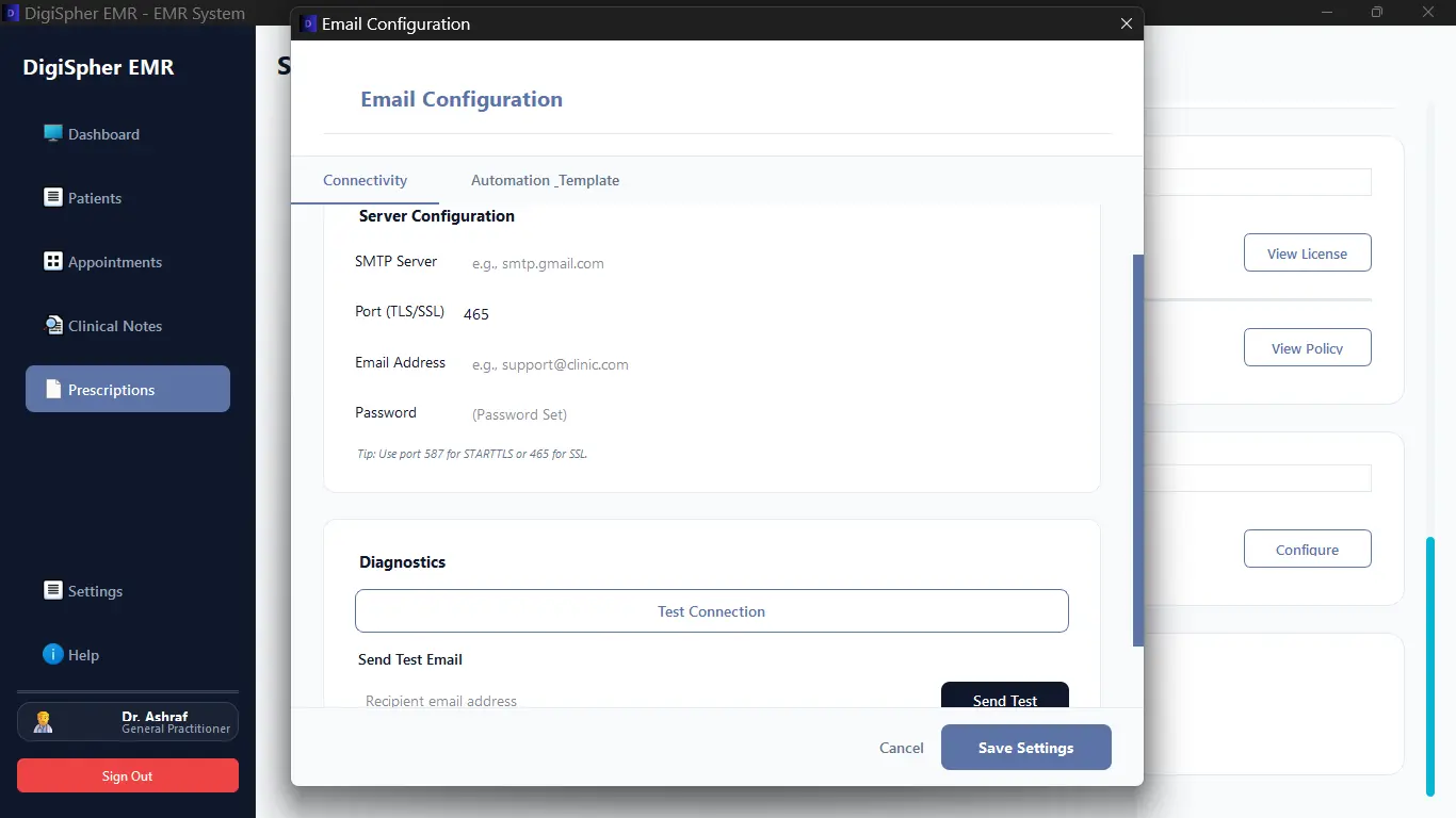 Screenshot 2 of DigiSpher EMR v1.1