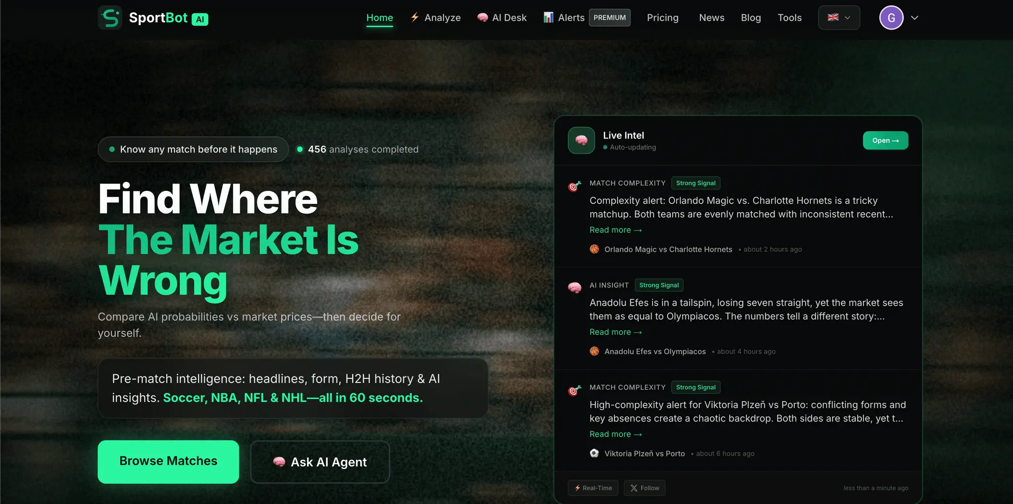 Screenshot 1 of SportBot AI