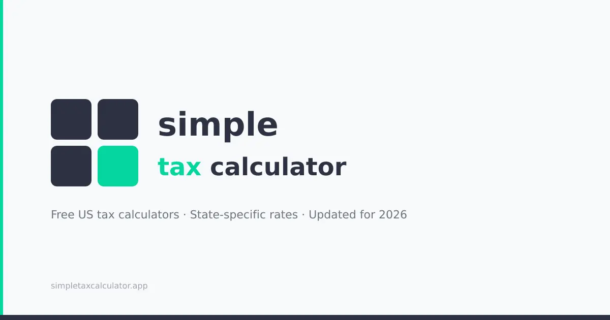 Screenshot 1 of Simple Tax Calculator