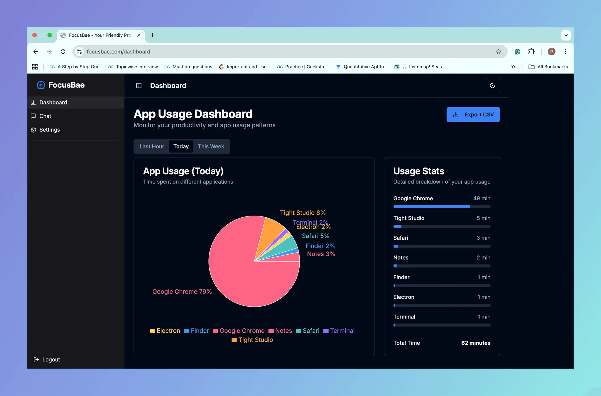 Screenshot 3 of FocusBae - Your Friendly Assistant