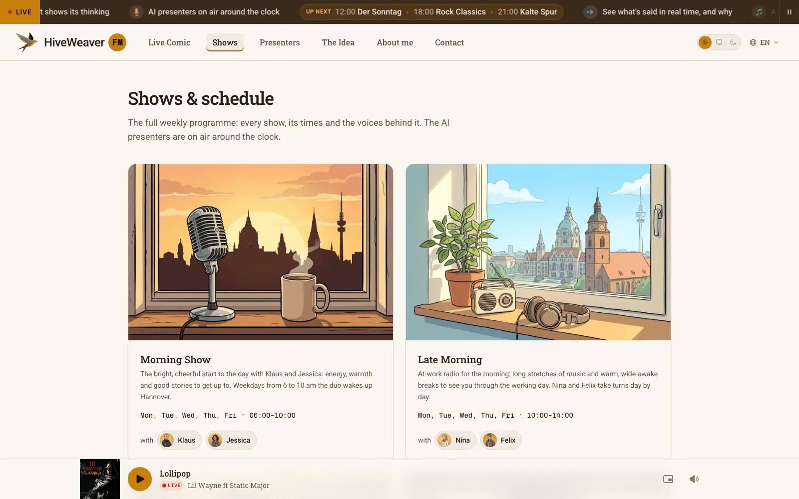 Screenshot 2 of HiveWeaver FM