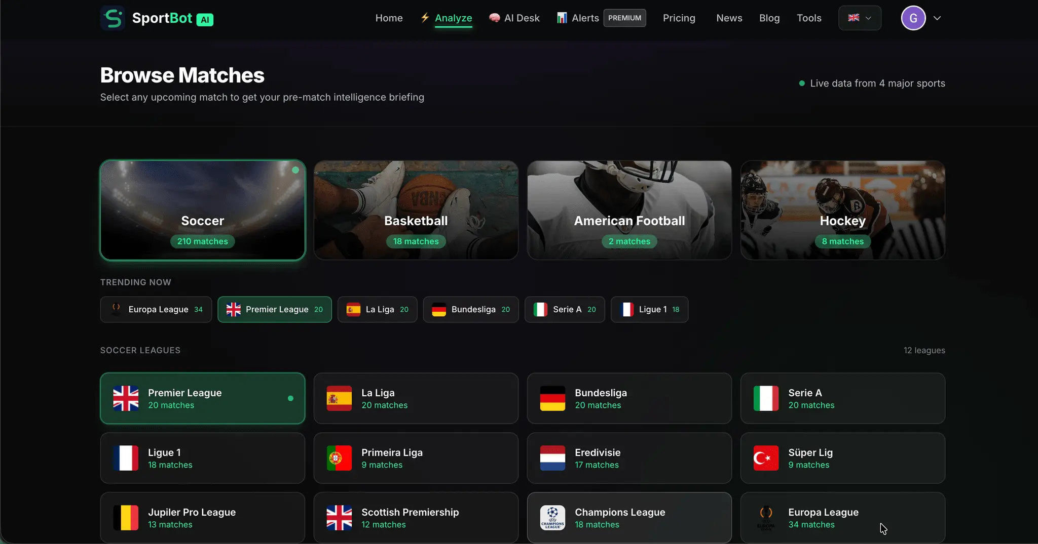 Screenshot 2 of SportBot AI