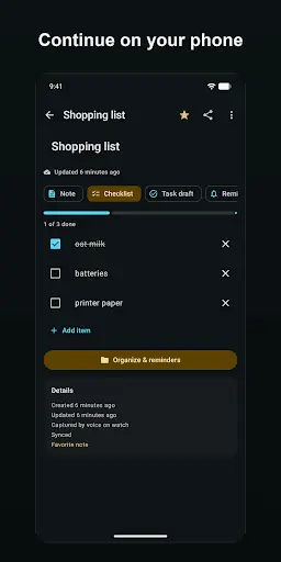 Screenshot 5 of WristNote