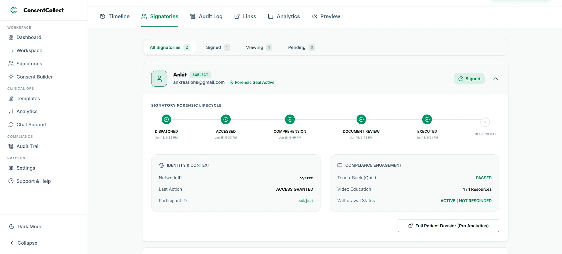 Screenshot 3 of ConsentCollect