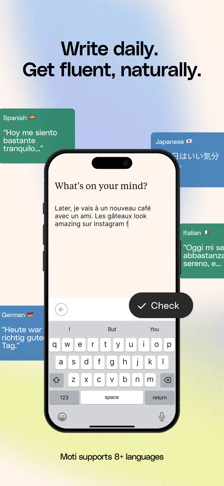 Screenshot 2 of Moti: Your language journal