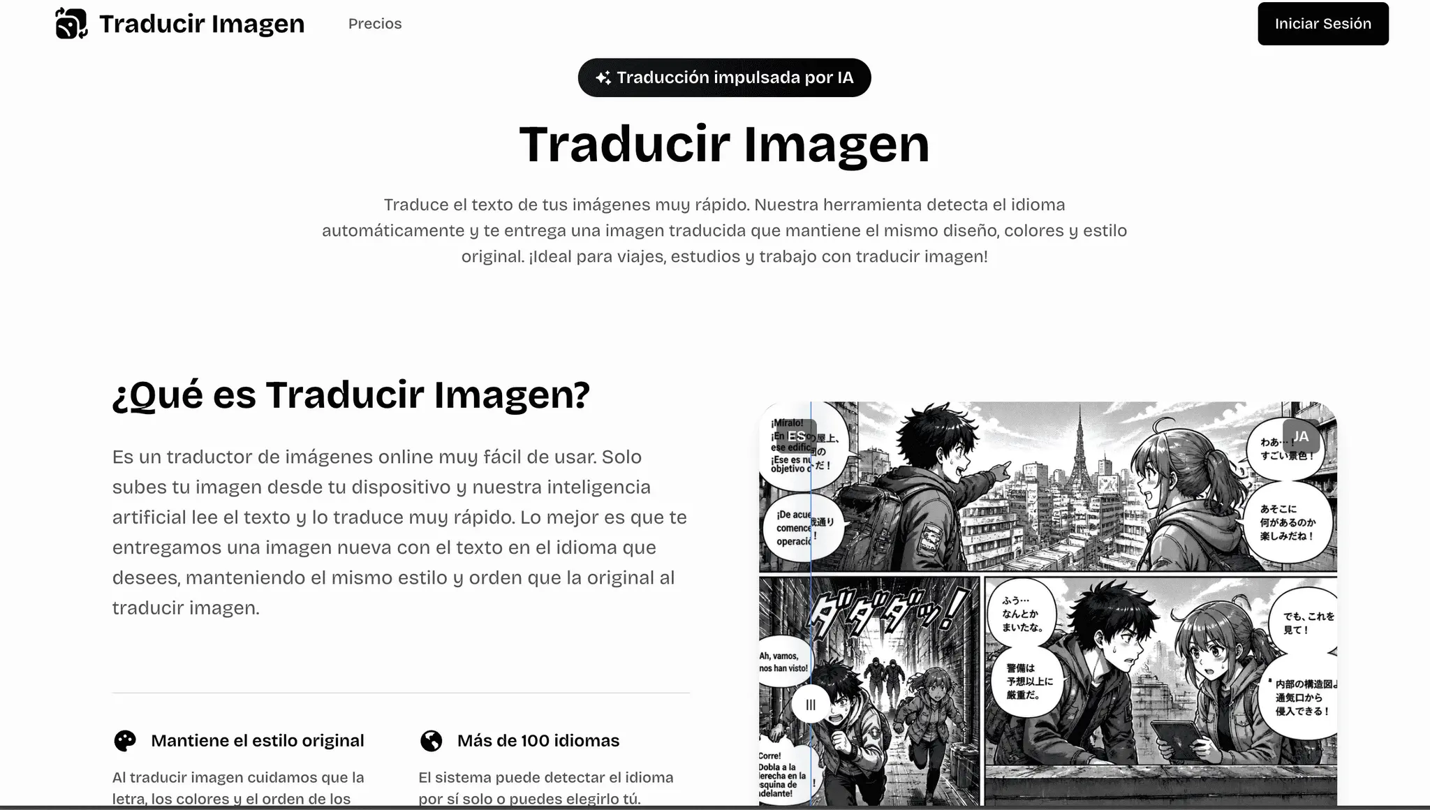 Screenshot 1 of Traducir Imagen