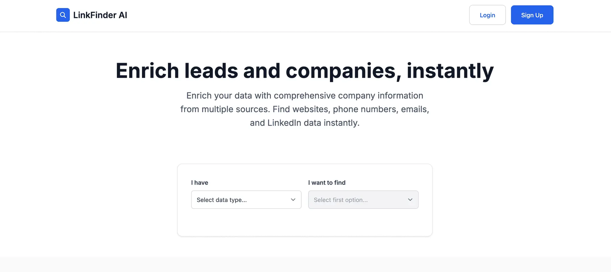 Screenshot 1 of Linkfinder AI