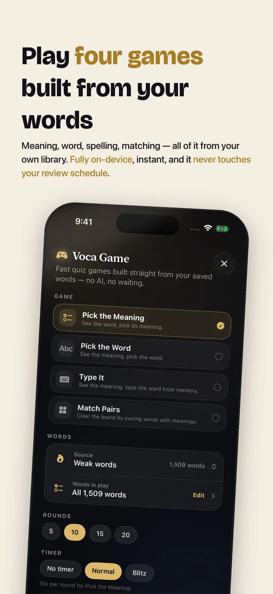 Screenshot 8 of Recall: Vocabulary Trainer