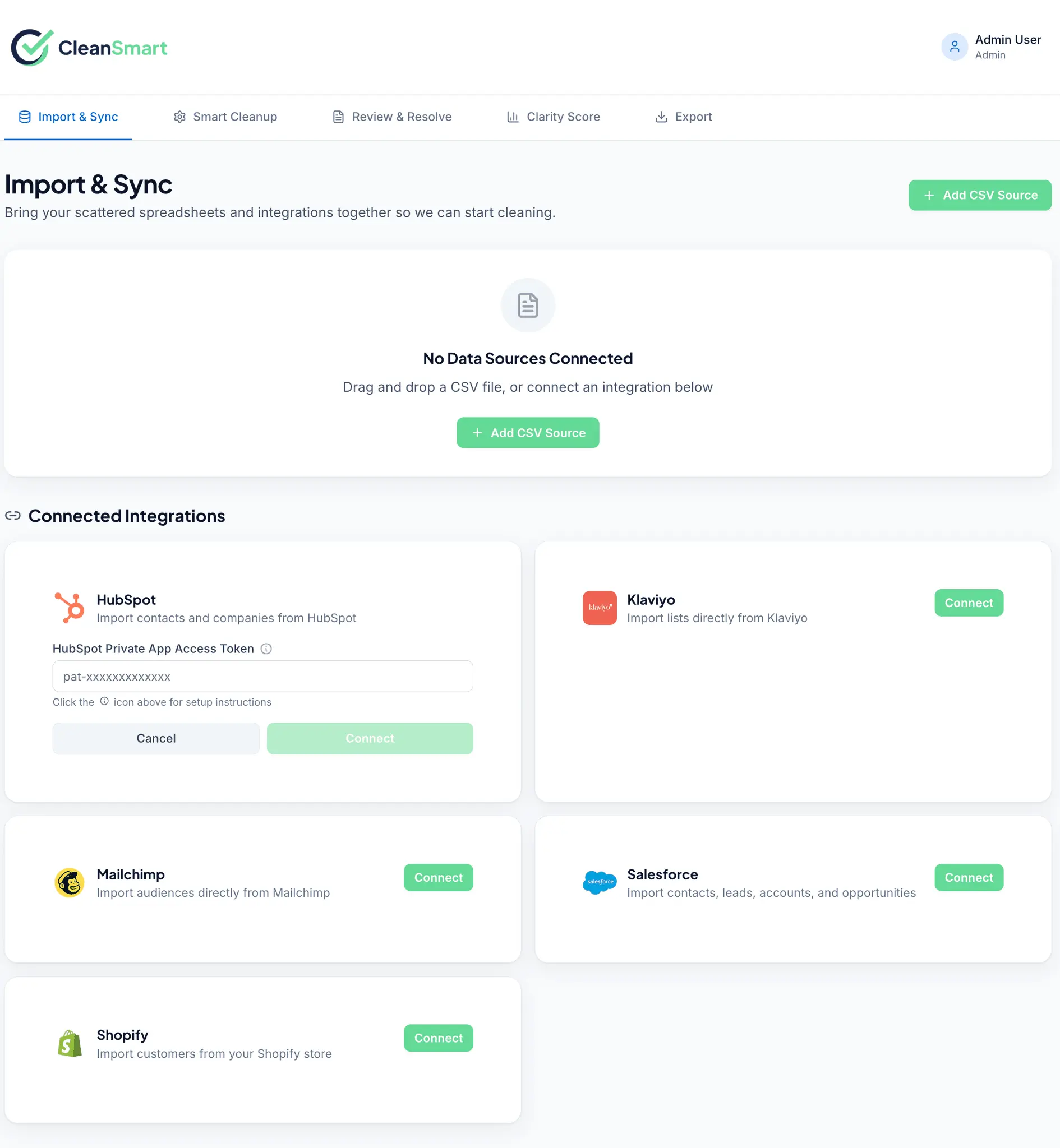 Screenshot 1 of CleanSmart