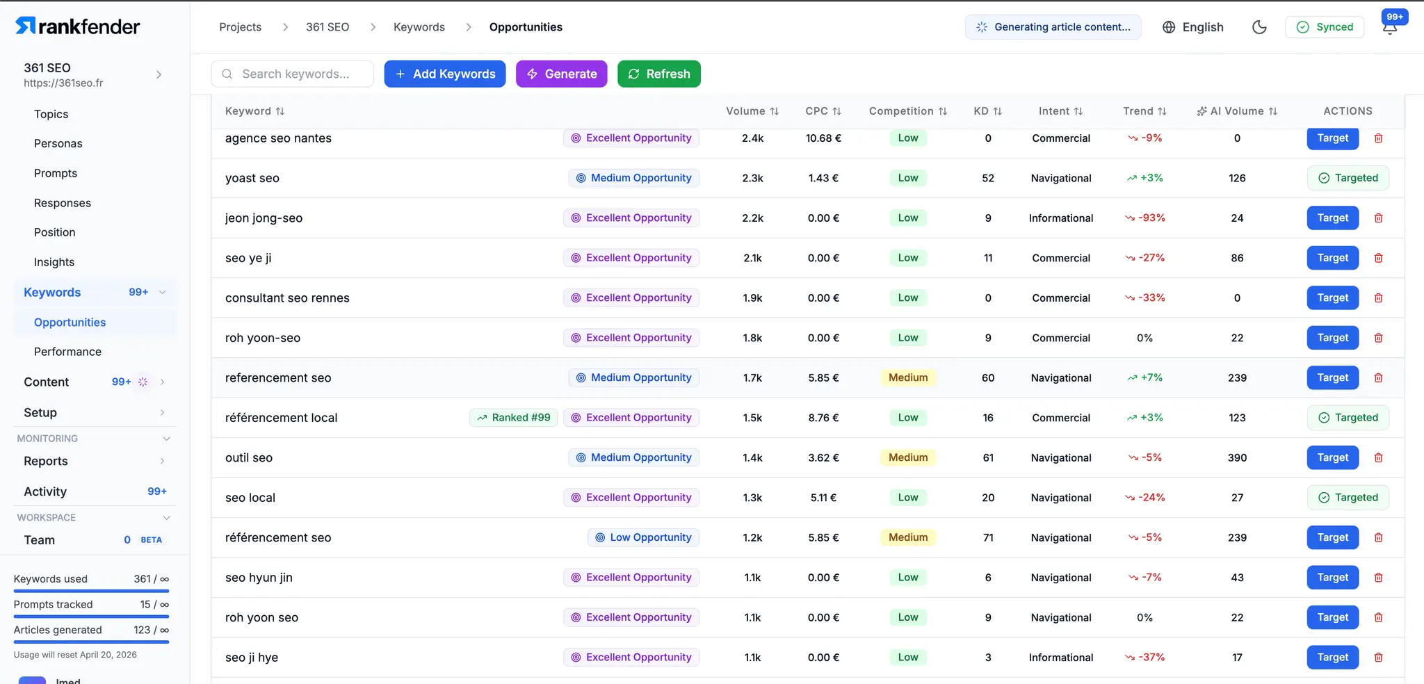 Screenshot 4 of Rankfender
