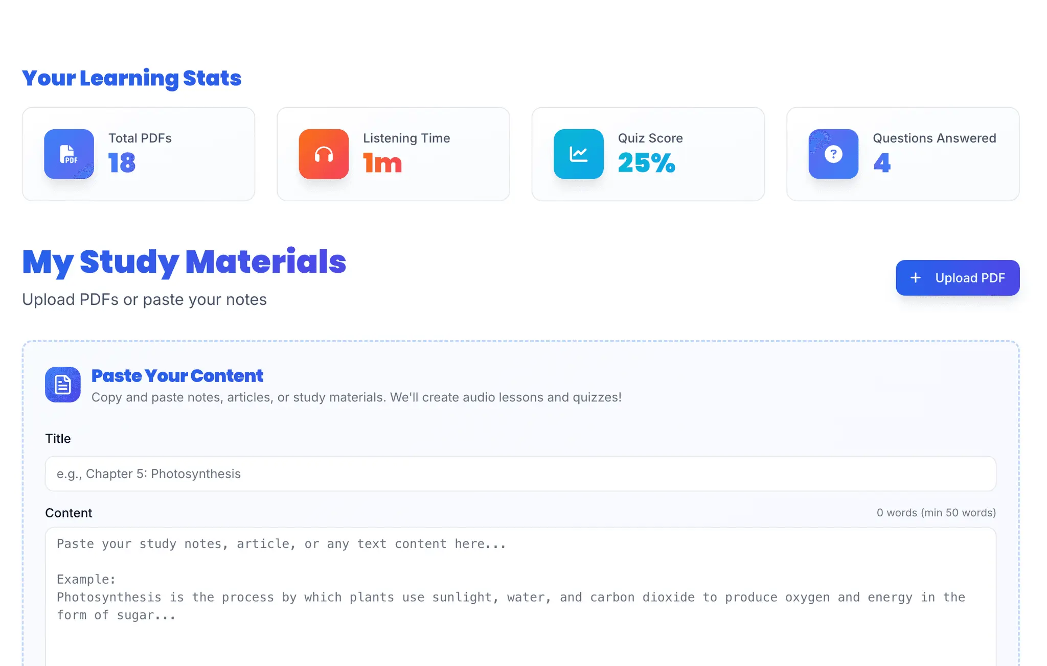 Screenshot 2 of VoiceBrief.io