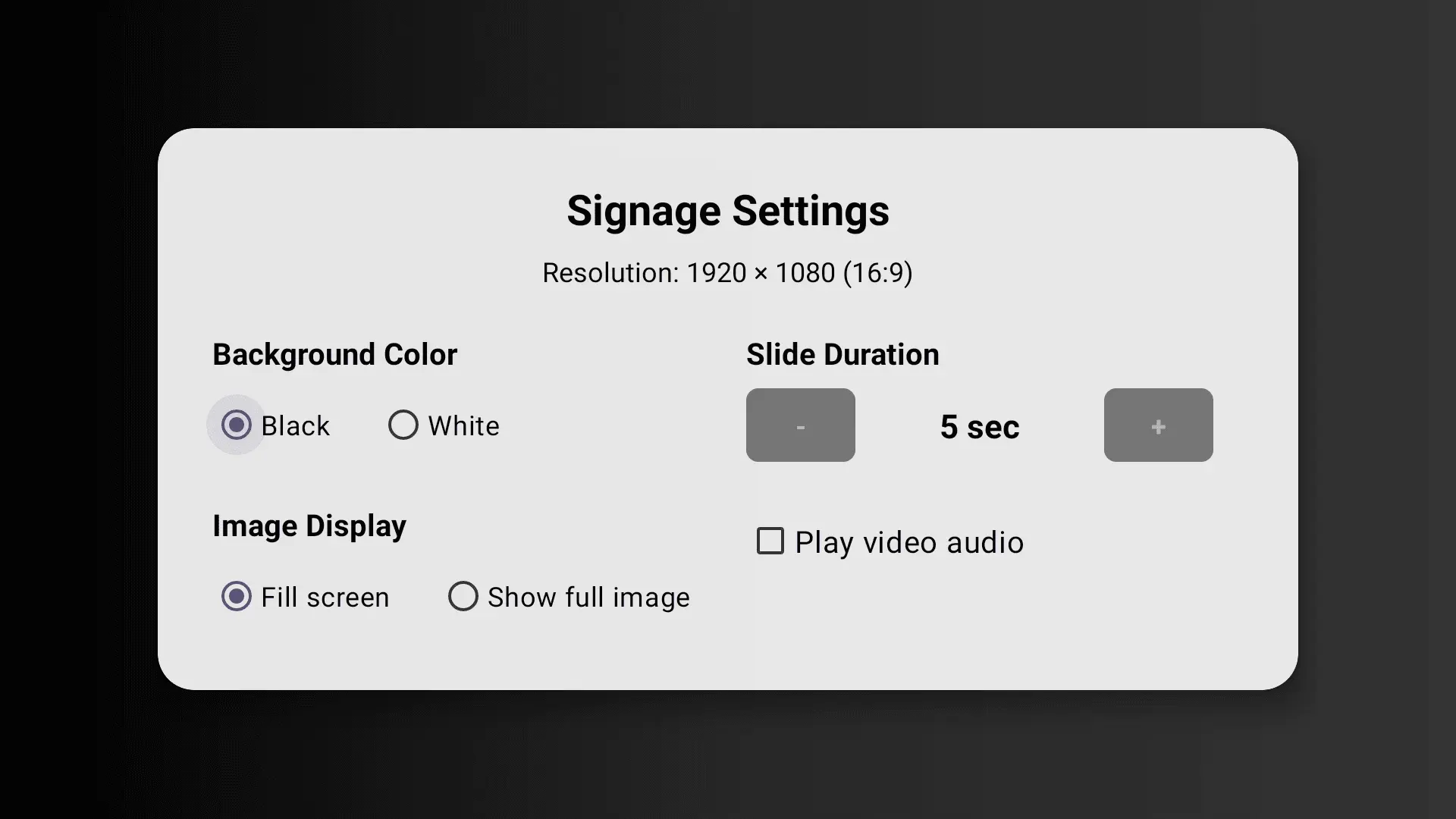 Screenshot 3 of Simple USB Signage