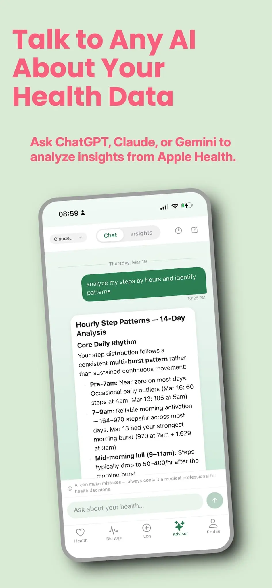 Screenshot 6 of Metrya — BioKey Health AI