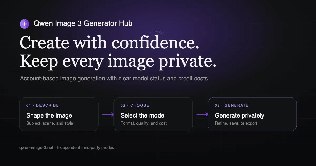 Screenshot 1 of Qwen Image 3 Generator