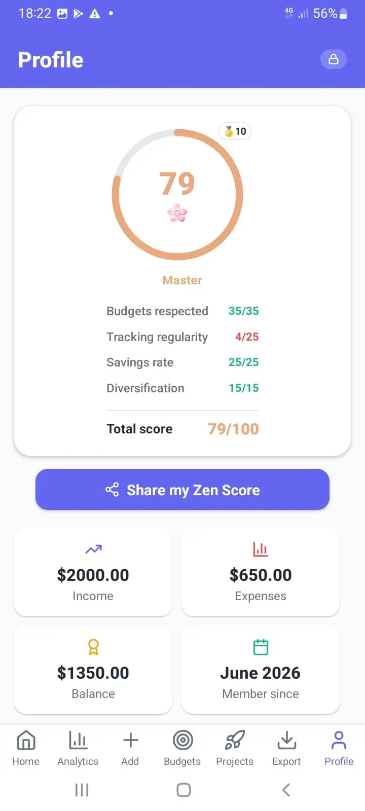 Screenshot 5 of BudgetZen