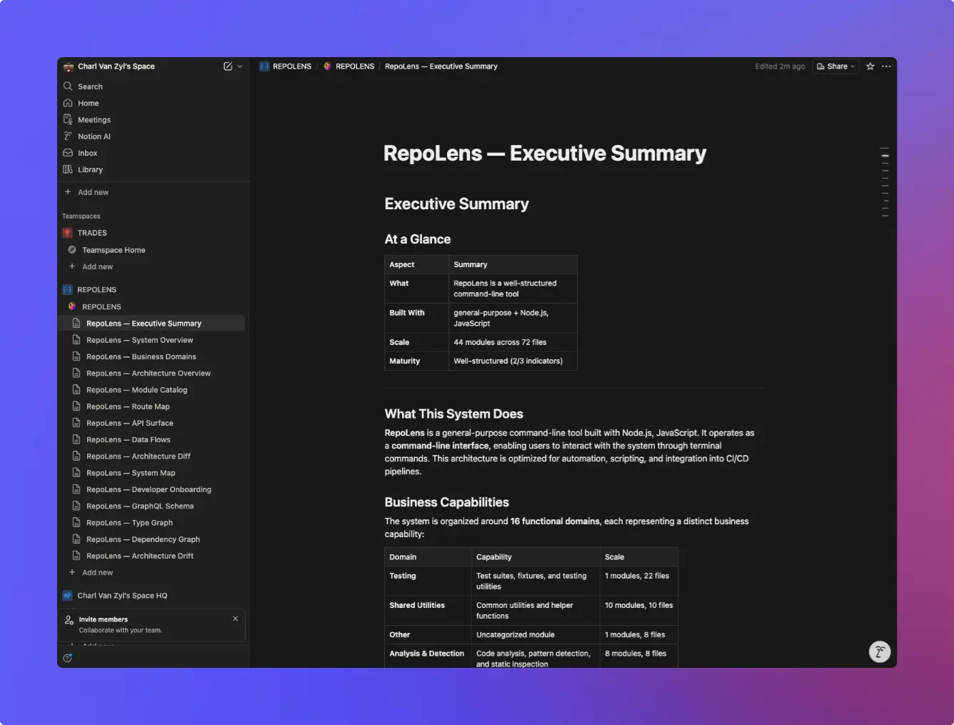 Screenshot 1 of REPOLENS