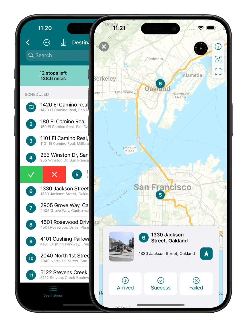 Screenshot 1 of Droppath: Route Planner