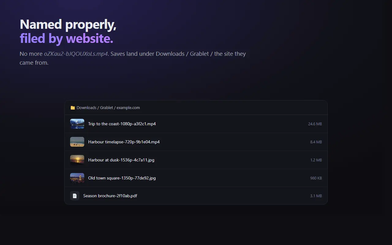 Screenshot 4 of Grablet