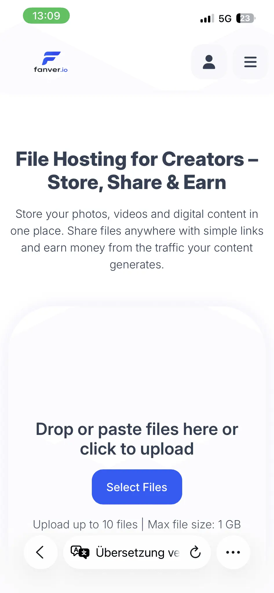 Screenshot 2 of Fanver.io