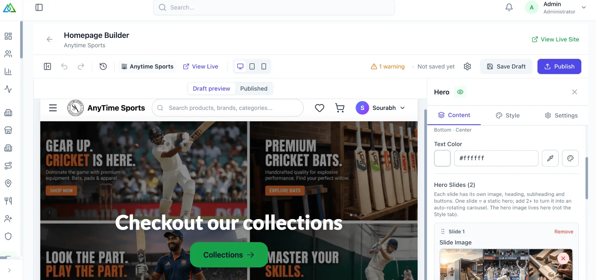 Screenshot 1 of HimLocal Partner OS
