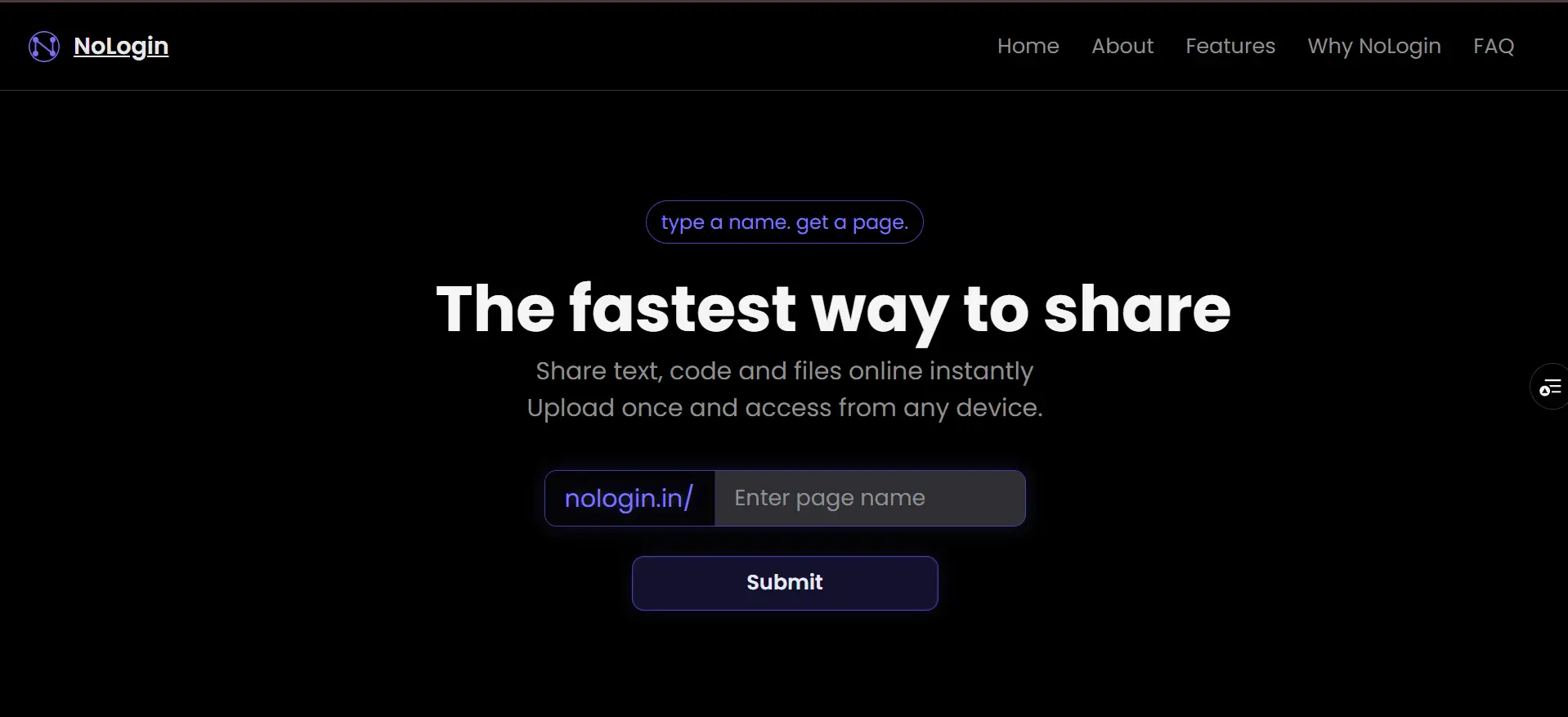 Screenshot 1 of Nologin