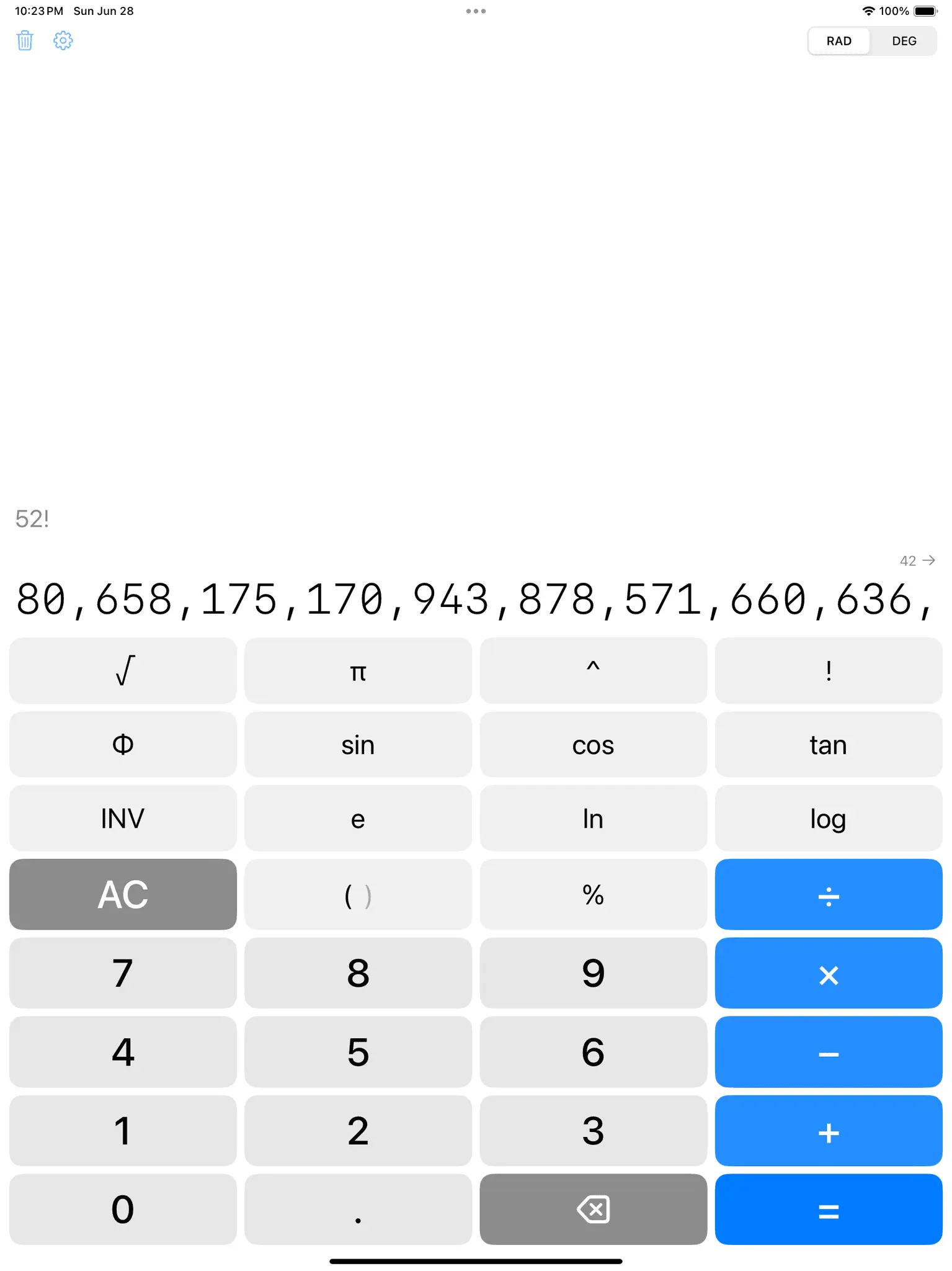 Screenshot 2 of Constructive Calculator
