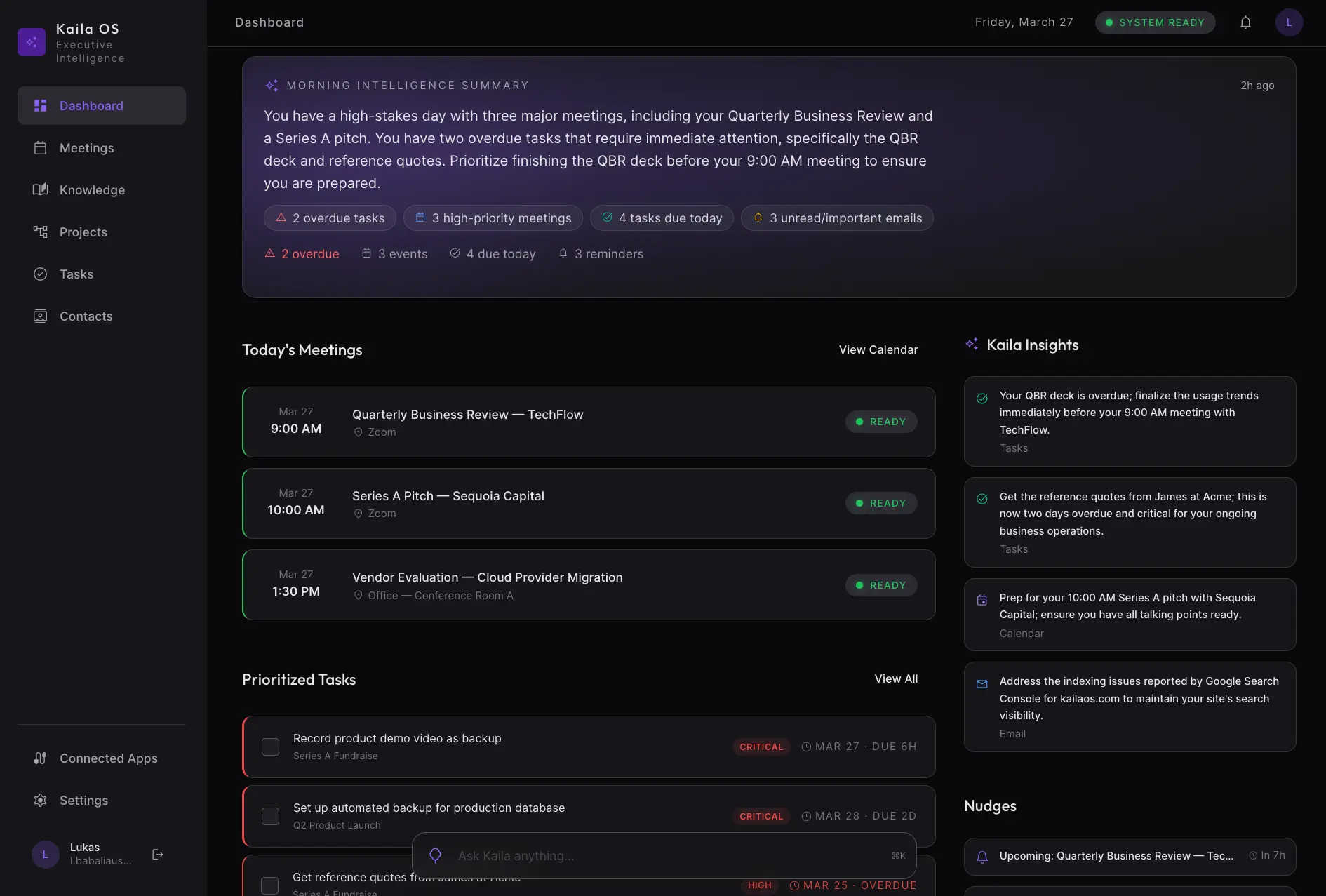 Screenshot 2 of Kaila OS