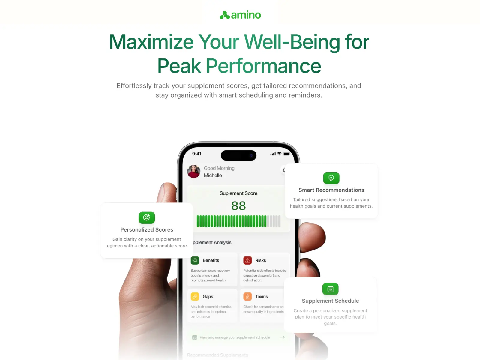 Screenshot 1 of Amino: Supplement Scanner