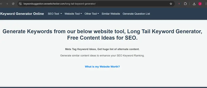 Screenshot 6 of SeoWebChecker