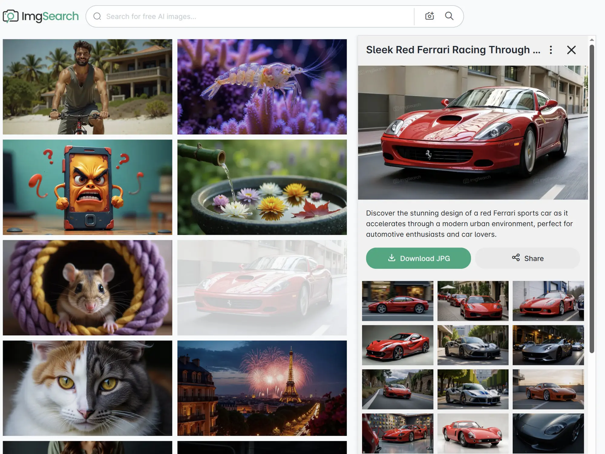 Screenshot 2 of ImgSearch - Free AI Images