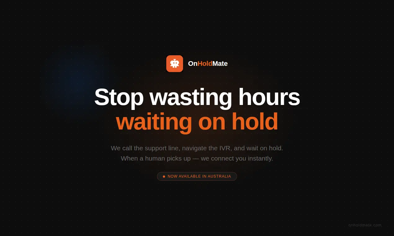 Screenshot 1 of OnHoldMate