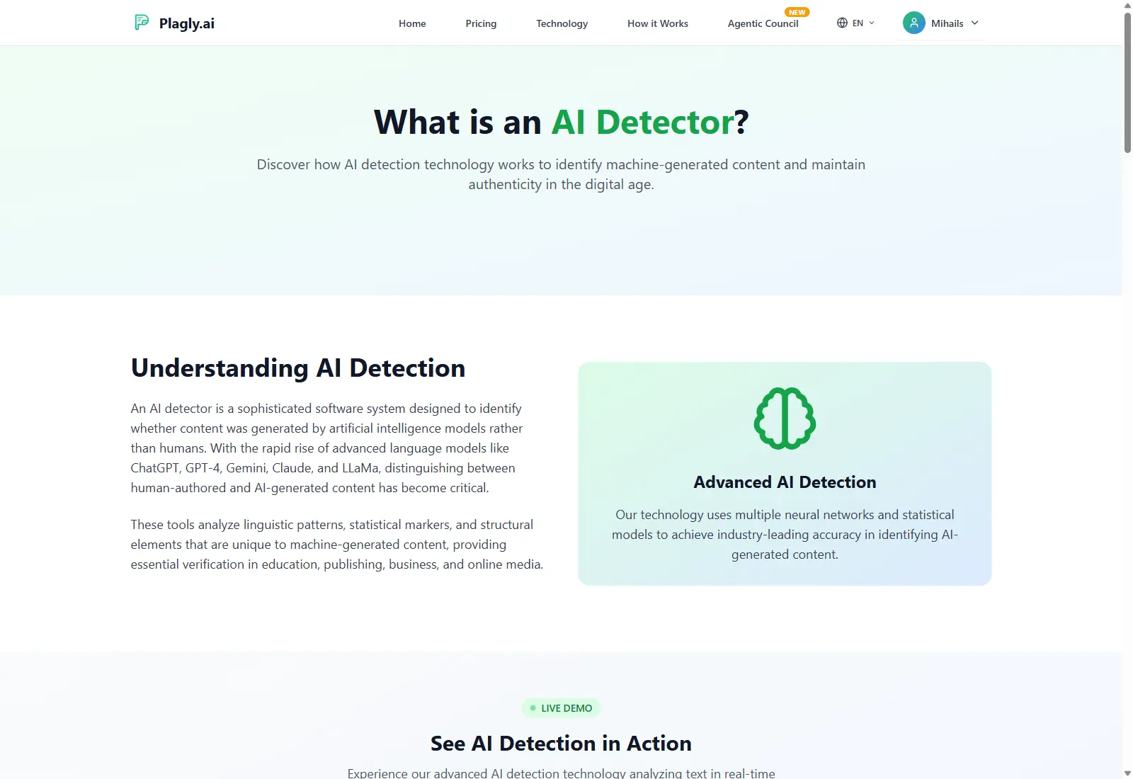 Screenshot 2 of Plagly.ai