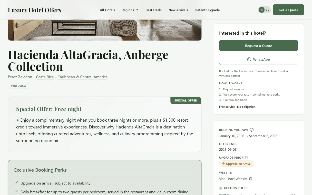 Screenshot 2 of Luxury Hotel Offers