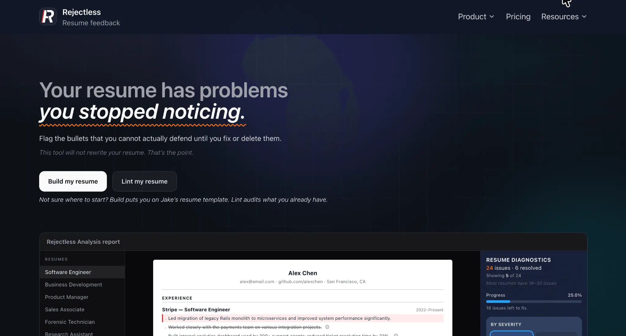 Screenshot 1 of Rejectless