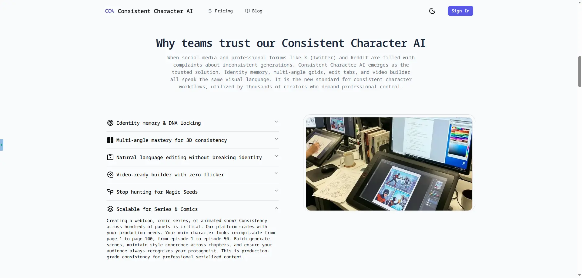 Screenshot 4 of Consistent Character AI