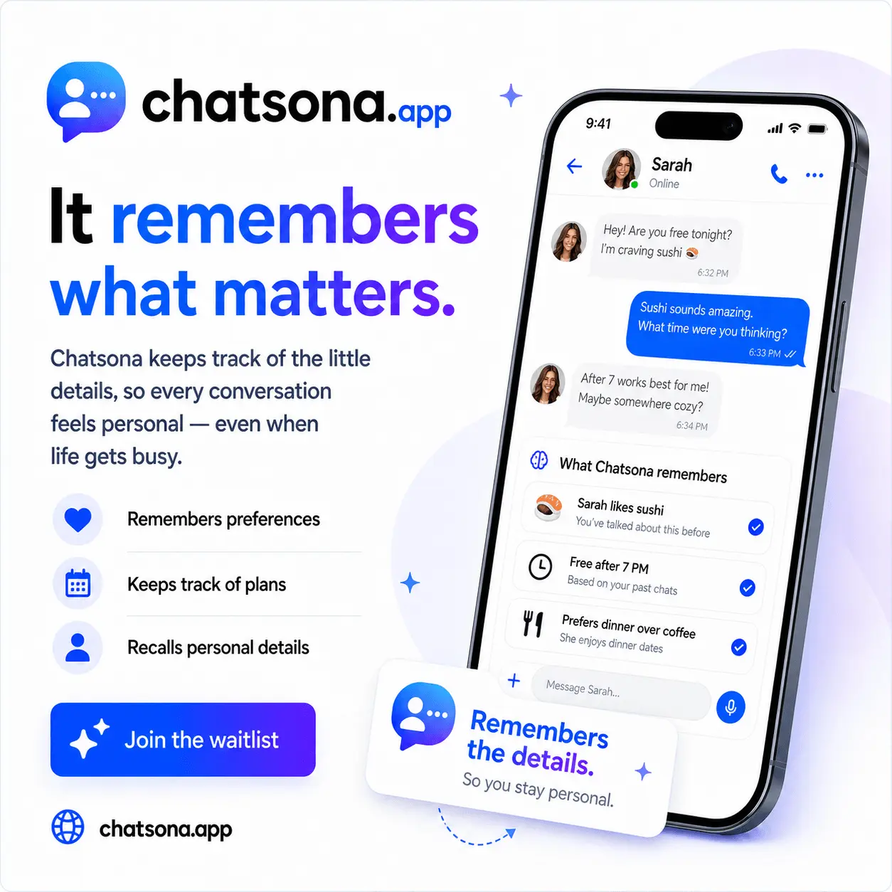 Screenshot 2 of Chatsona