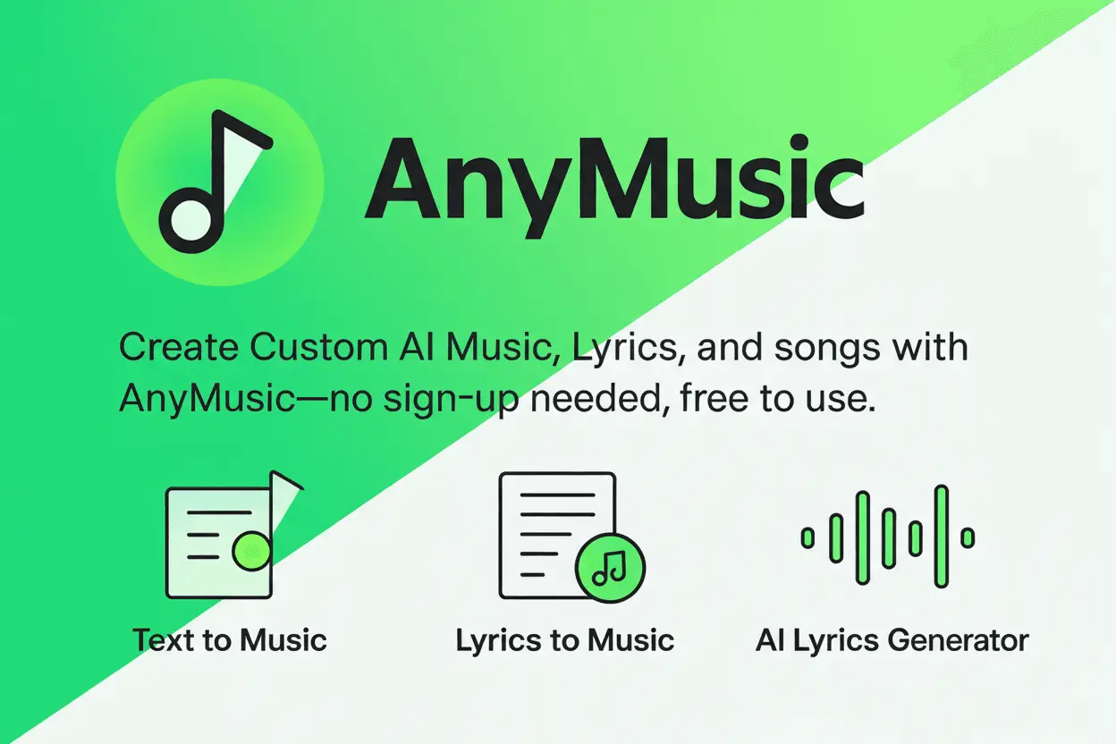 Screenshot 1 of Generate AI Music Free Online | AnyMusic