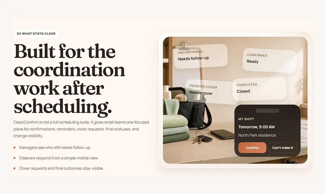 Screenshot 3 of CleanConfirm
