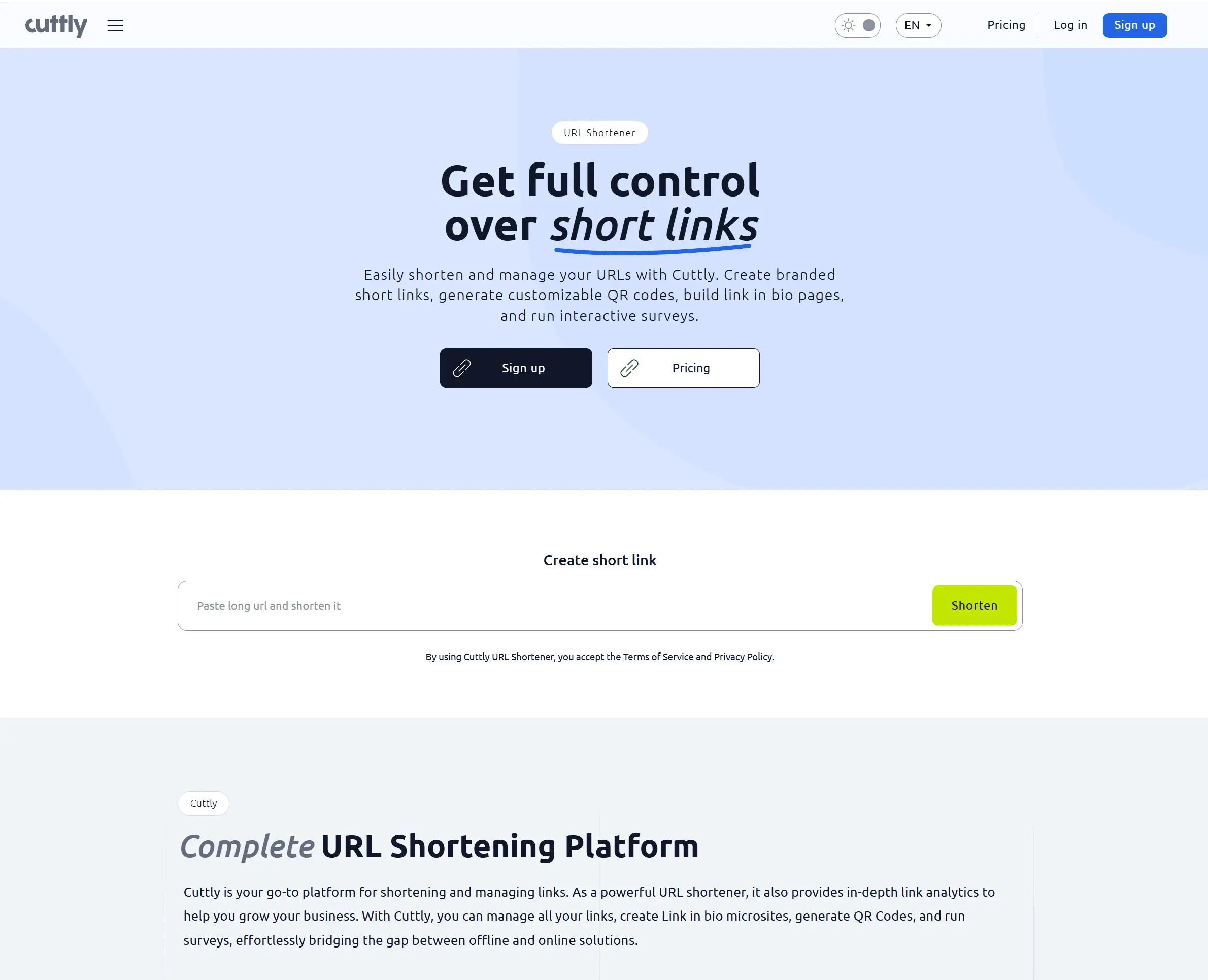 Screenshot 5 of Cuttly - URL Shortener