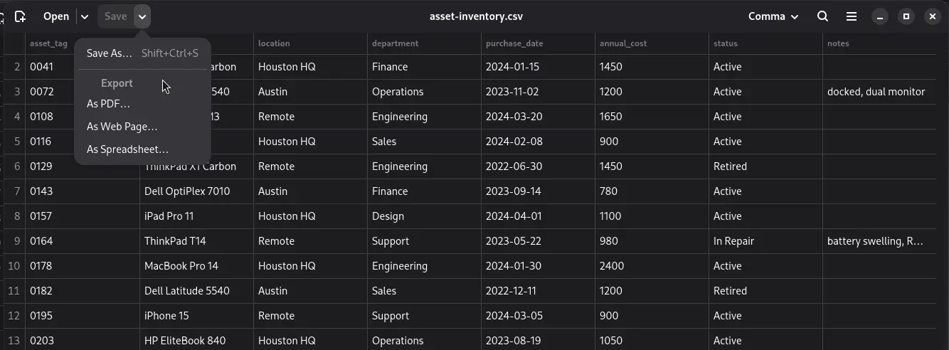 Screenshot 2 of Comma