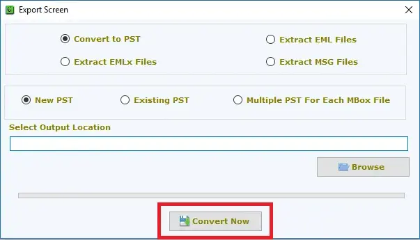 Screenshot 3 of GainTools MBOX to EMLX Converter