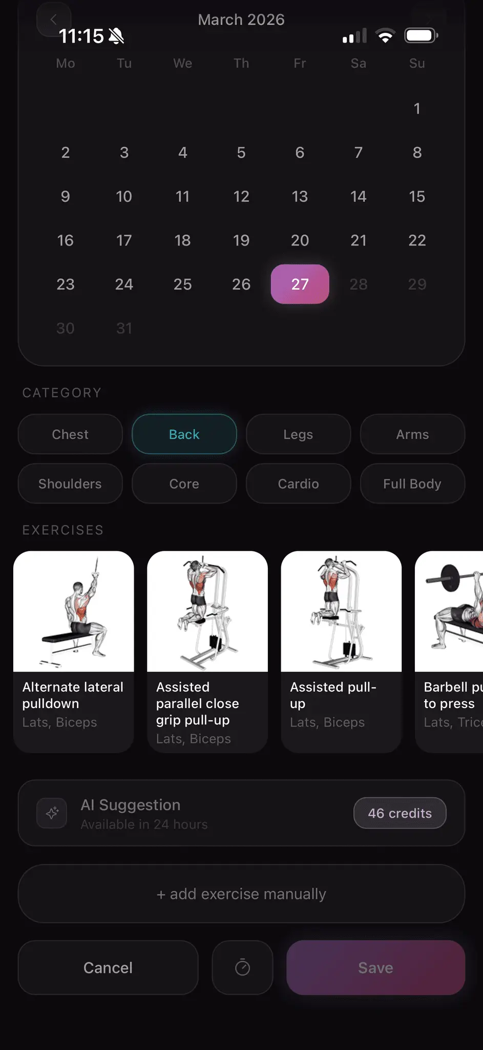 Screenshot 4 of Workouts