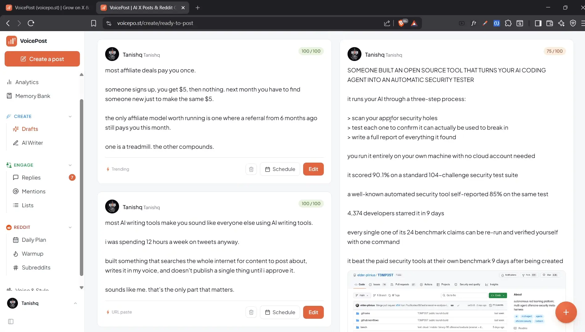 Screenshot 3 of VoicePost