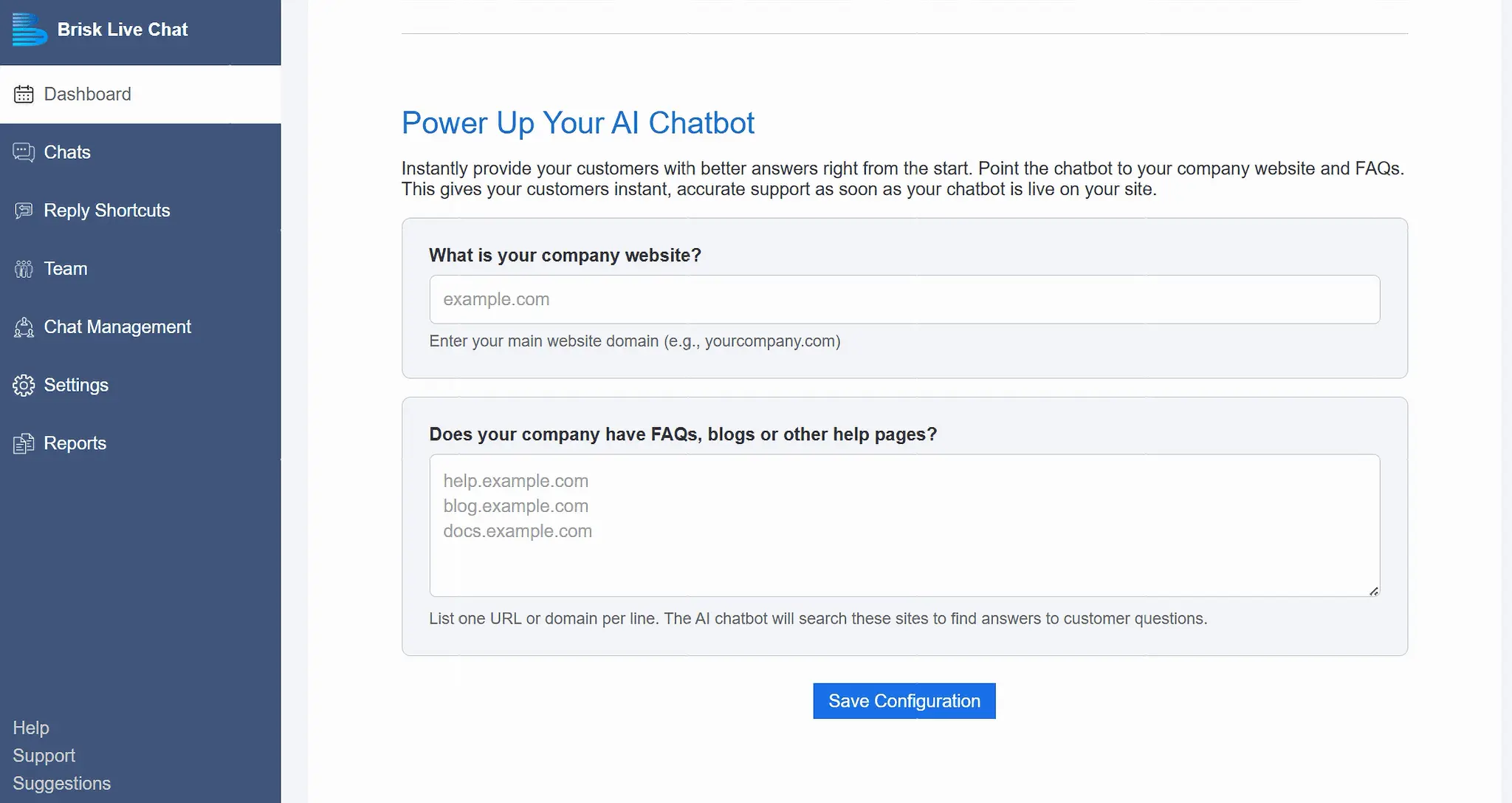 Screenshot 3 of Brisk Live Chat