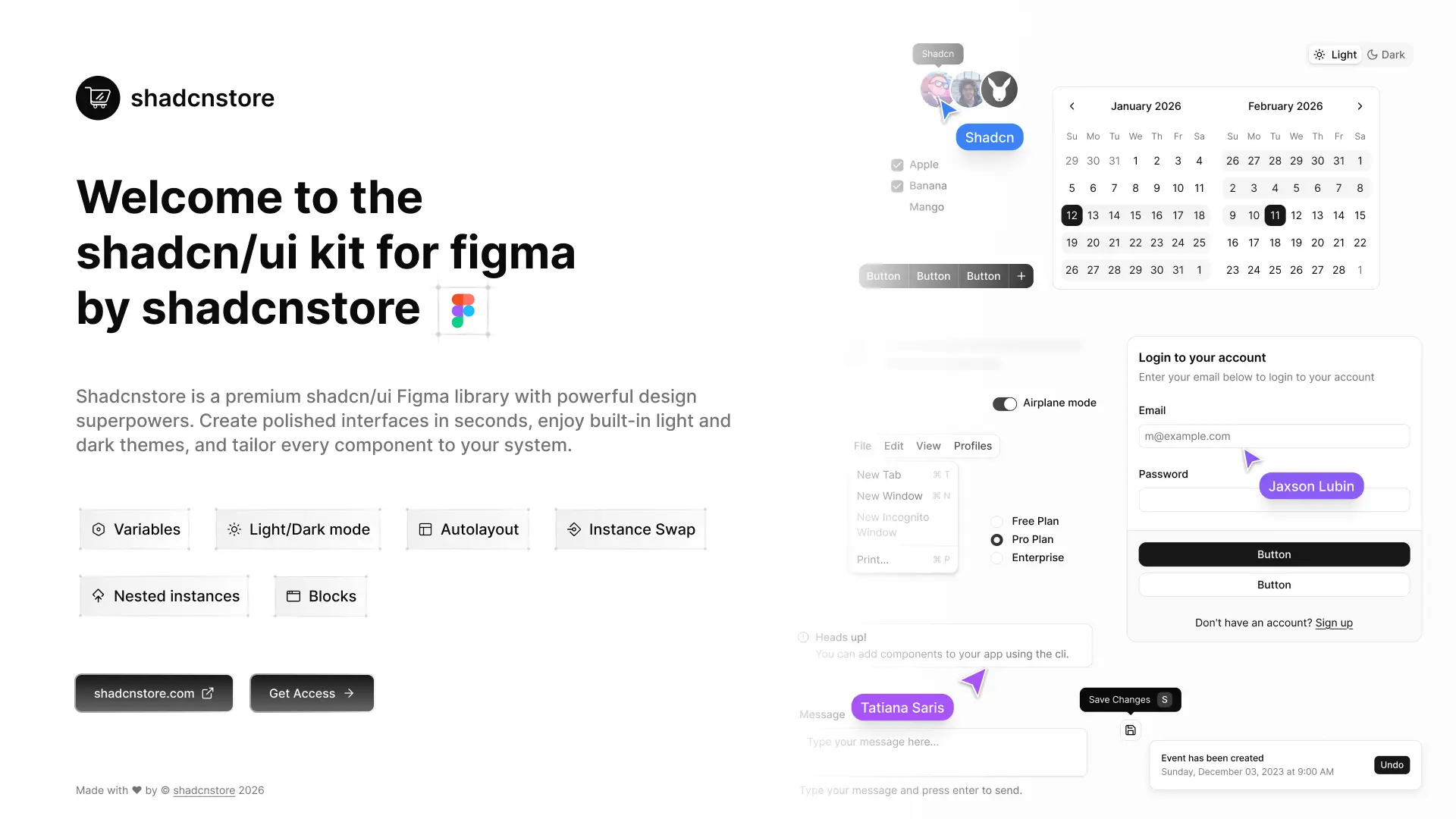 Screenshot 1 of ShadcnStore