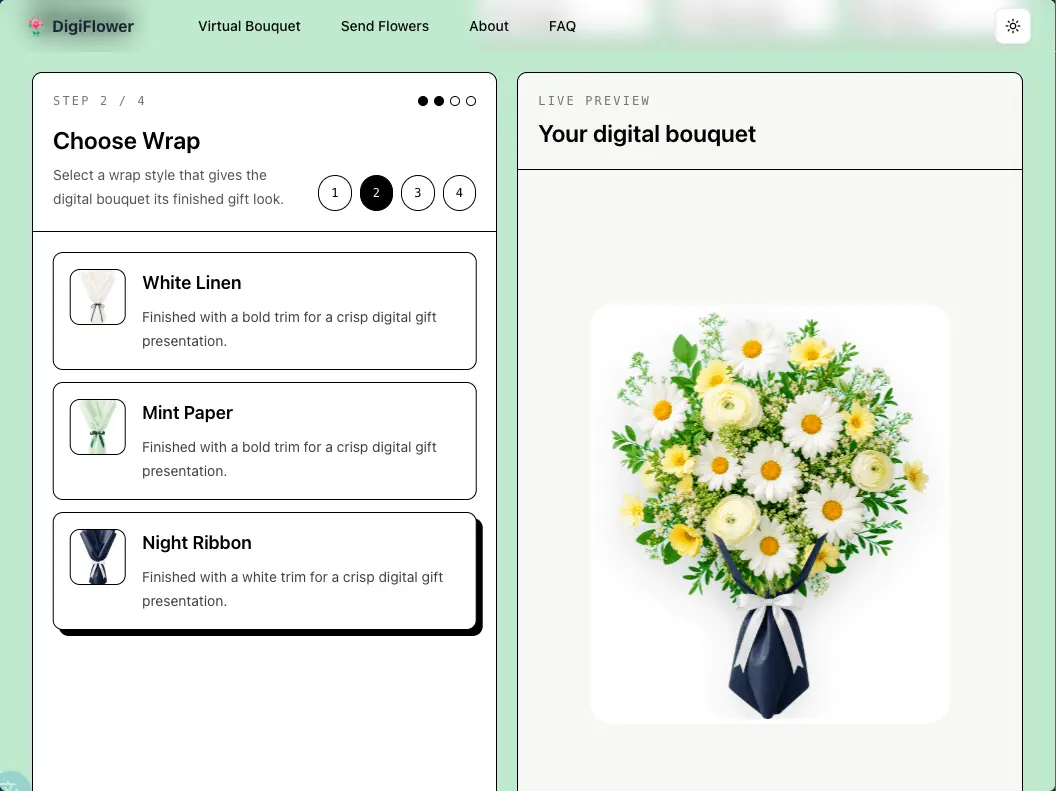 Screenshot 3 of Digital Flower Bouquet