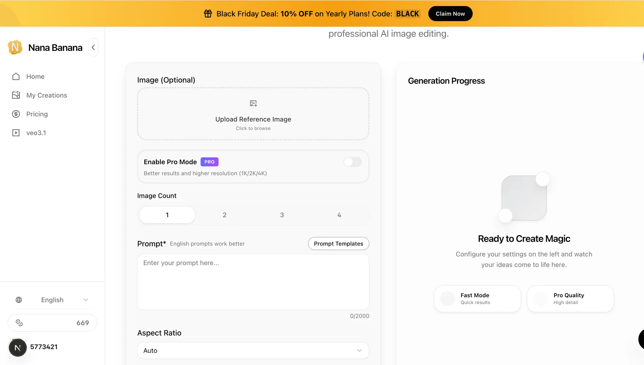 Screenshot 1 of Nano Banana Pro
