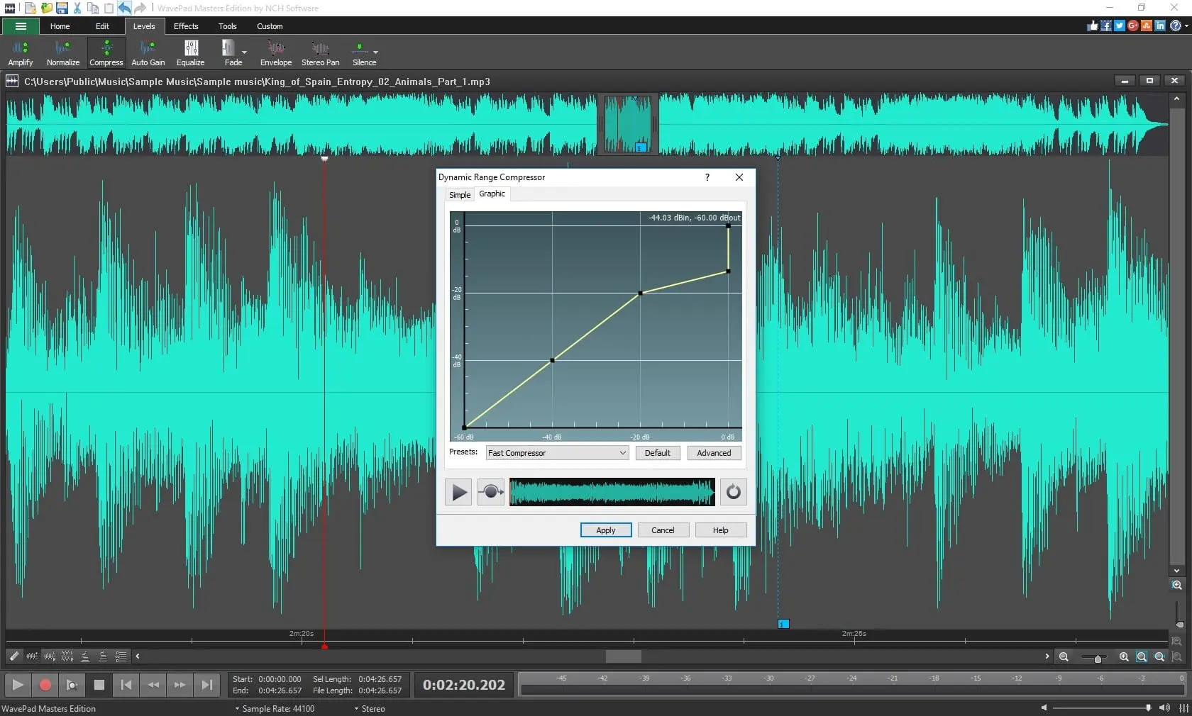 Screenshot 3 of WavePad: AI-powered audio editing